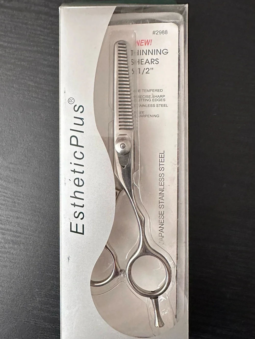 New Esthetic Plus 5.5” Thinning Shears – Japanese Stainless Steel